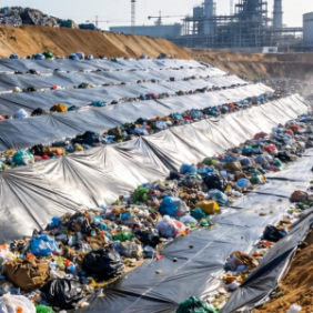 工业社会中，百姓生活废物填埋场为何离不开土工膜？