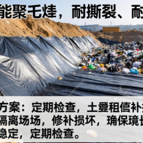 工业集聚废物填埋场土工膜该如何挑选与维护？