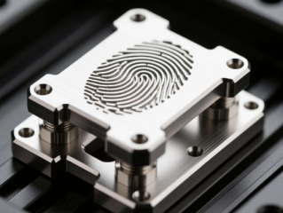 办公设备考勤机指纹模组支架CNC加工