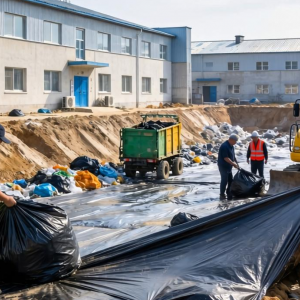 工业社会人群该如何借助土工膜优化社会废物填埋场？