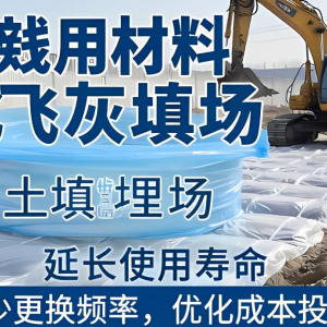 如何高效利用材料化飞灰填埋场土工膜？