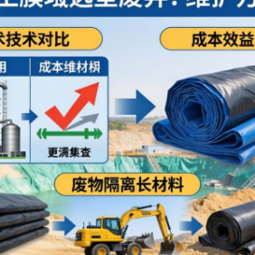 工业化工废物填埋场土工膜该如何选型与维护？