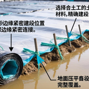 沉淀池土工膜如何选择才能确保防渗效果持久