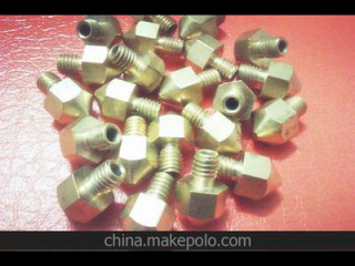 小批量CNC加工黄铜喷嘴