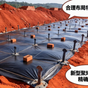赤泥砖厂原料场土工膜该如何选型与铺设？