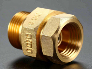 小批量CNC加工黄铜油嘴接头