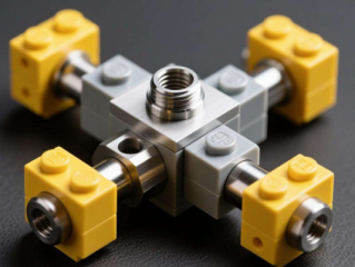 玩具行业积木连接件CNC加工