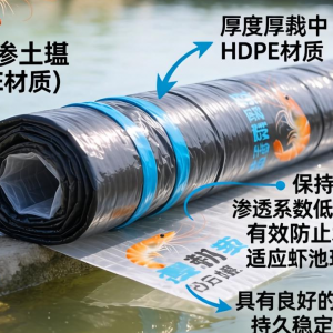 虾池防渗土工膜怎么选？养殖防渗效果好不好？