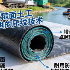 双糙面土工膜有哪些优势 适用场景包含哪些
