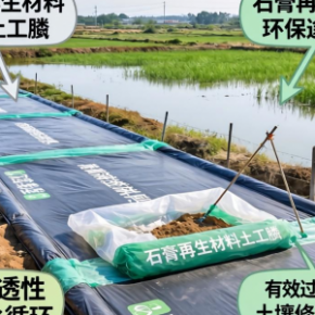磷石膏再生材料土工膜在环保工程中的应用前景如何