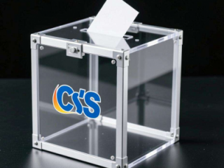 小批量CNC加工亚克力投票箱