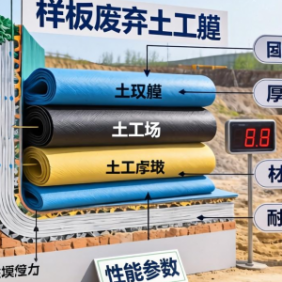 工业样板废物填埋场土工膜该如何选性能参数？