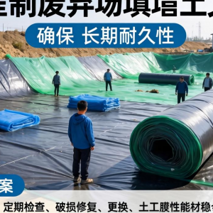 工业定制废物填埋场土工膜该如何选型与维护？