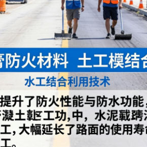 磷石膏防火材料与土工膜结合利用技术有哪些优势