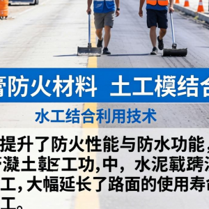 磷石膏防火材料与土工膜结合利用技术有哪些优势