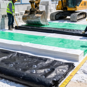 磷石膏砌块厂原料场土工膜该如何选择与铺设？