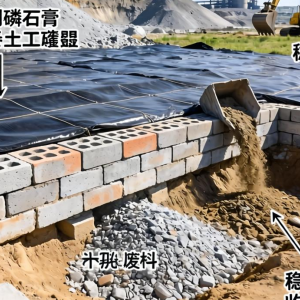 磷石膏砖土工膜如何有效处理工业废料