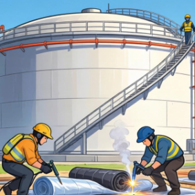 化工储油罐防渗土工膜该如何挑选与安装？