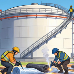 化工储油罐防渗土工膜该如何挑选与安装？