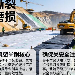 尾矿库铺设聚乙烯土工膜有哪些核心优势与注意事项？