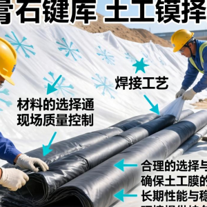 磷石膏填埋库土工膜如何选择与施工