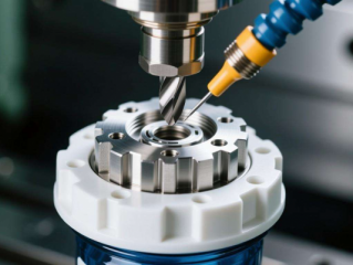 家电行业净水器滤瓶端盖CNC加工