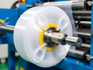 塑料机械吹膜机风环支架CNC加工