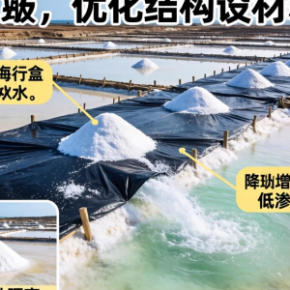 盐场土工膜如何提升海盐生产效率与质量
