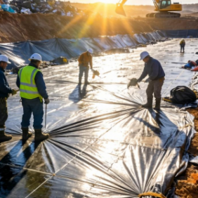 工业垃圾填埋场土工膜该如何挑选与维护？