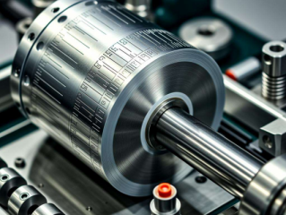 办公设备标签打印机胶辊轴CNC加工