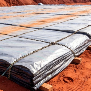 赤泥板材厂原料场土工膜该如何挑选与铺设？