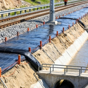 铁路土工膜如何提升路基防渗与加固效果