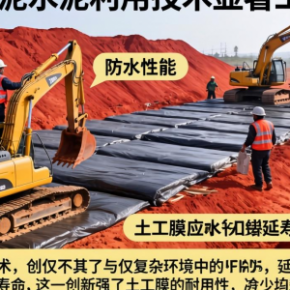 赤泥水泥利用技术如何助力场土工膜性能升级？