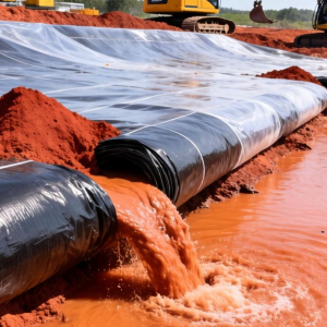 赤泥功能材料土工膜如何应用于环保工程