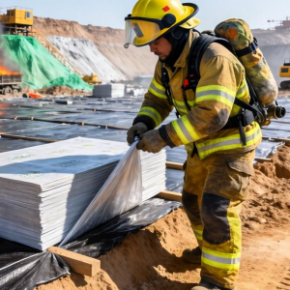 防火材料如何助力化飞灰填埋场土工膜性能升级？