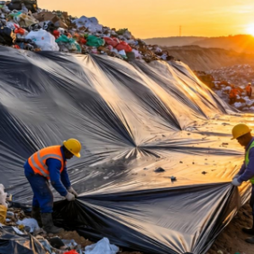 工业社会中填埋场土工膜如何守护群体废物处置安全？