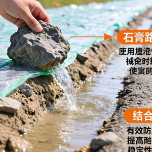 磷石膏路基填料为何需要结合土工膜使用