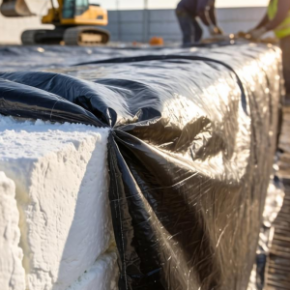 磷石膏保温材料与土工膜如何结合应用