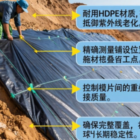垃圾填埋场边坡土工膜如何选？施工要点有哪些？