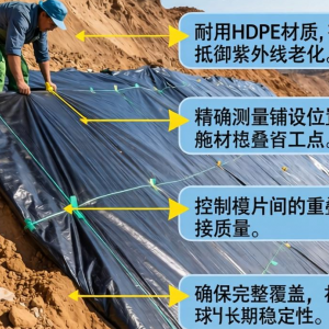 垃圾填埋场边坡土工膜如何选？施工要点有哪些？