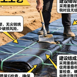 土工膜施工工艺有哪些要点？看完这篇全明白