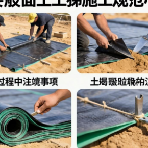 糙面土工膜施工规范有哪些？一文讲清核心要求
