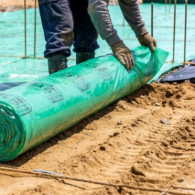 绿色朝上土工膜施工有哪些注意事项？