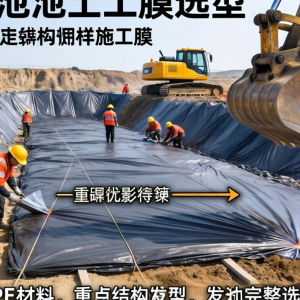 垃圾填埋场调节池土工膜该如何选型与施工？