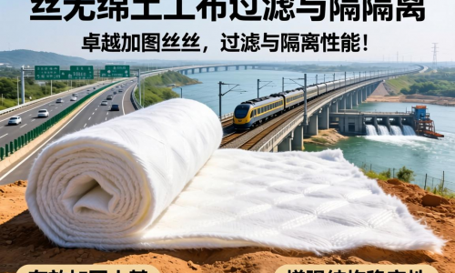 长丝无纺土工布有哪些优势 适用哪些工程场景