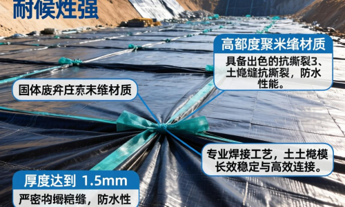 工业固体废物填埋场土工膜该如何选型与维护？