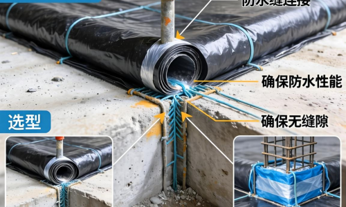 建筑物地下工程土工膜如何选型与施工才靠谱?