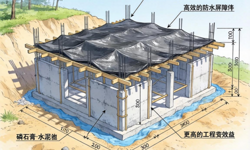 磷石膏水泥利用技术如何结合土工膜提升工程效益
