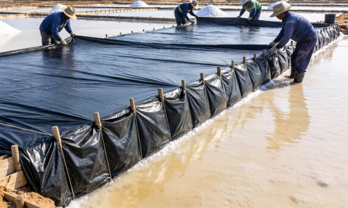 盐场结晶池土工膜怎么选 施工要点有哪些