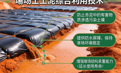 赤泥综合利用技术中，场土工膜能发挥哪些核心作用？